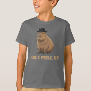 Camiseta Design de meme de Capivara engraçado e moderno