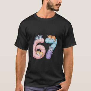 Camiseta Design de Meme de Gato Fofo 67