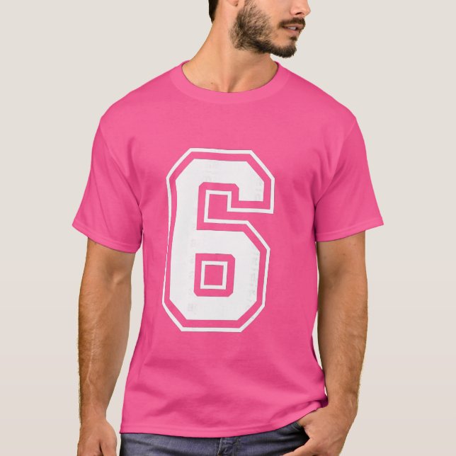 Camiseta Design de Meme Divertido Seis Sete 6 7 (Frente)