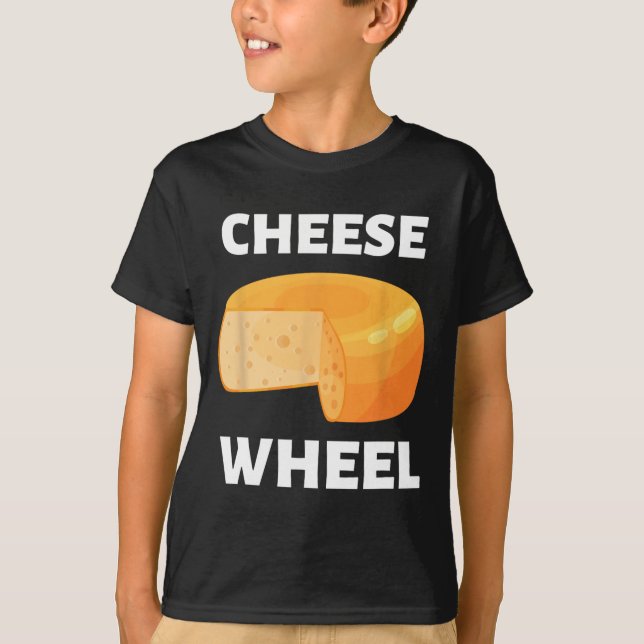 Camiseta Design de Memória de Jogo de Roda de Queijo (Frente)
