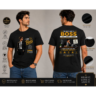 Camiseta Design de Mentalidade de Chefe Gráfico de Líder