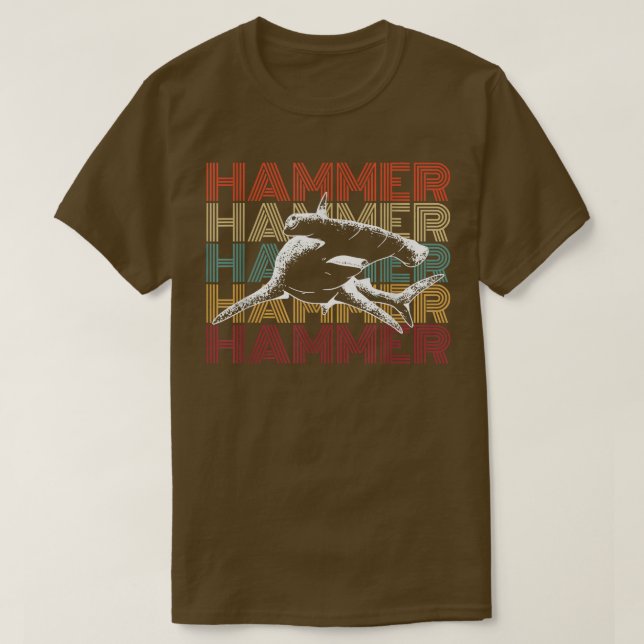 Camiseta Design De Mergulho De Tubarões De Hammerhead Sh (Frente do Design)