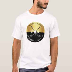 Camiseta Design de Monograma Elegante e Personalizado Minim
