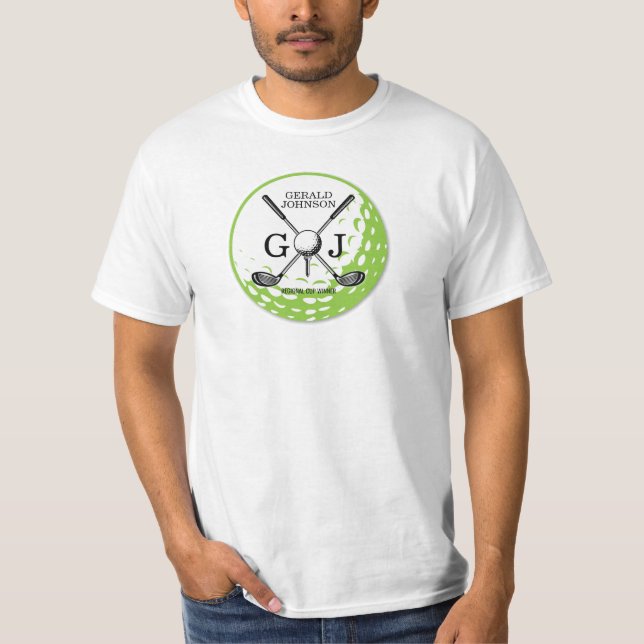 Camiseta Design de Monograma Minimalista Elegante (Frente)