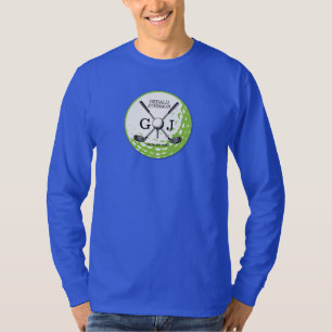 Camiseta Design de Monograma Minimalista Elegante