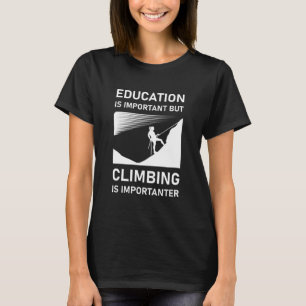 Camiseta Design de montanha para escalada de rocha