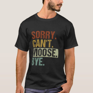 Camiseta Design De Moose Engraçado Retro Para Homens Moos