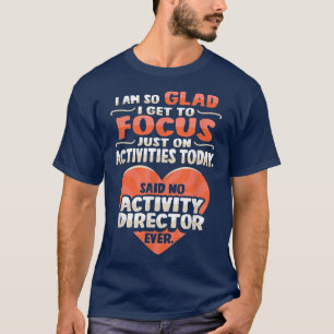 Camiseta Design de Motivação do Assistente de Atividade par