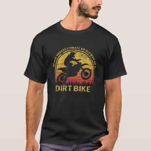 Camiseta Design De Motocross Engraçado Para Avô Ou Pai Apos