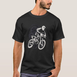 Camiseta Design de Motocross Mecânico Divertido de Enduro C