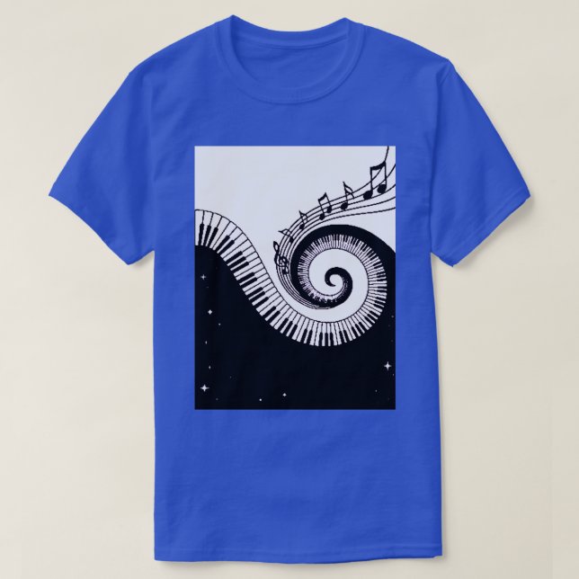 Camiseta Design de música (Frente do Design)