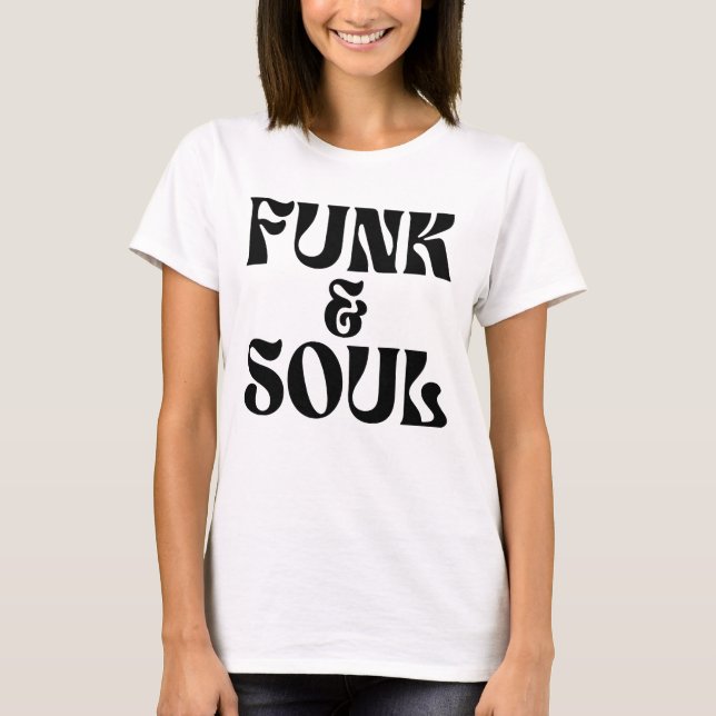 Camiseta design de música funk e soul (Frente)