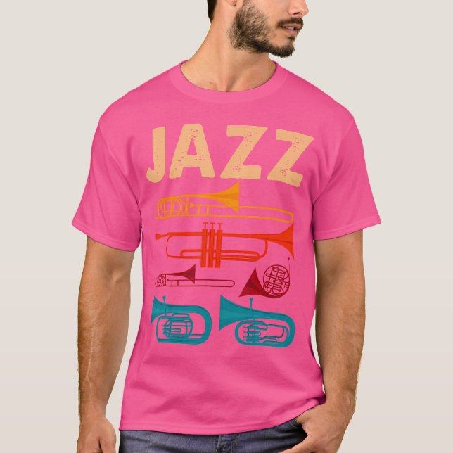 Camiseta Design de Música Jazz (Frente)