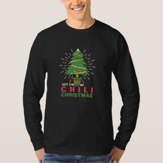 Camiseta Design de Natal com pimenta quente, Unisex