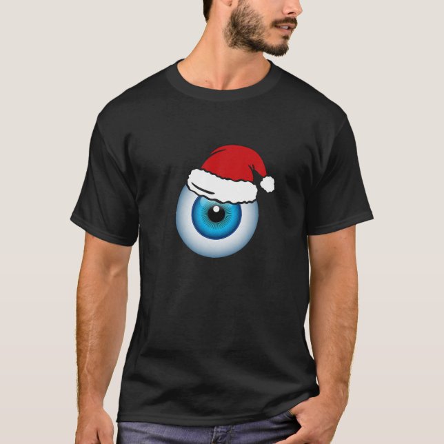 Camiseta Design de Natal de Santa Hat (Frente)