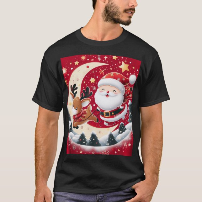 Camiseta design de natal de t-shirt (Frente)