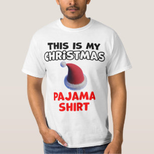 Camiseta Design de Natal do Pajama