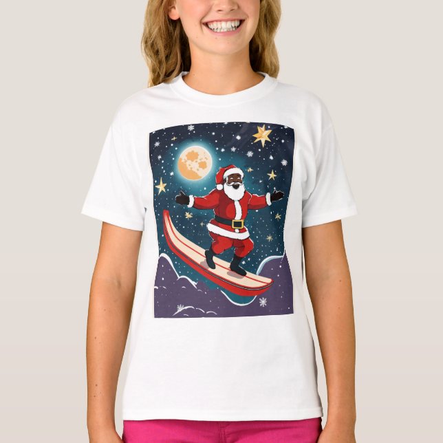 Camiseta Design de Natal Festivo e Divertido (Frente)