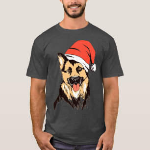 Camiseta Design de Natal para cães e mulheres