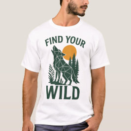 Camiseta Design de Natureza Aventura ao Ar Livre