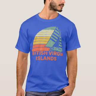 Camiseta Design de navegação das Ilhas Virgens Britânicas