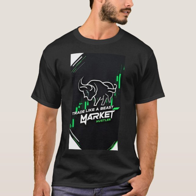 Camiseta Design de negociação de ações legal (Frente)