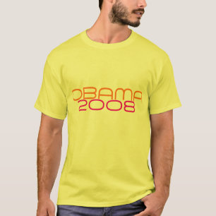 Camiseta Design de néon de Barack Obama 2008