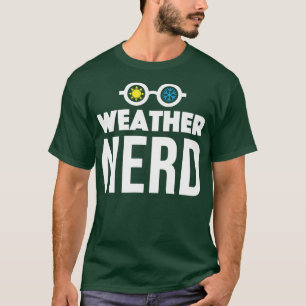 Camiseta Design de Nerd meteorológico para estudante de Met