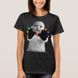 Camiseta Design de nicho de meme de bebê engomando engraçad