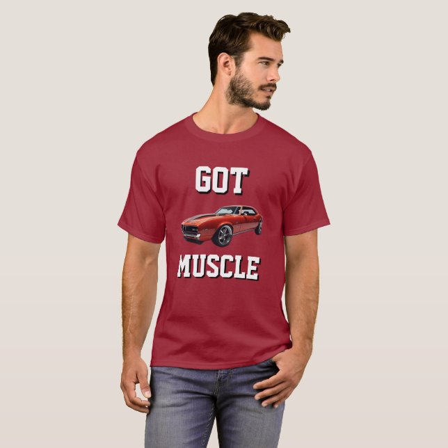 Camiseta DESIGN de Novidade do MUSCLE CLASSIC CARS (Frente Completa)
