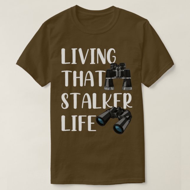 Camiseta Design de observação de pássaros para um observado (Frente do Design)