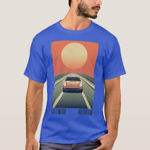 Camiseta Design de origem retrô estético do Kraftwerk Autob