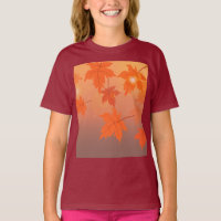 Design de outono com folhas de maple e efeito de c