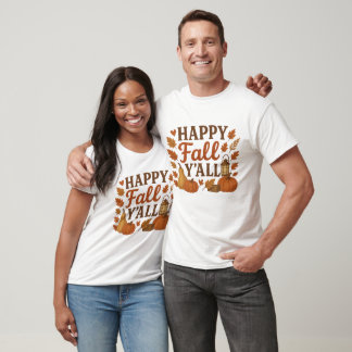 Camiseta Design de outono Feliz