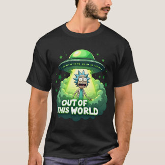 Camiseta Design de OVNI fora deste mundo