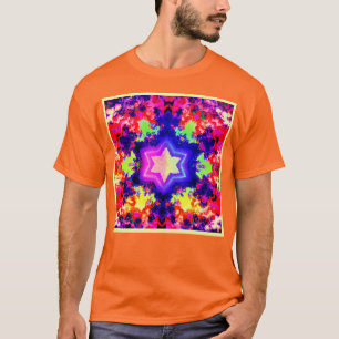 Camiseta Design de Padrão Colorido Moderno