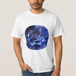 Camiseta Design de Padrão de Apphire Azul