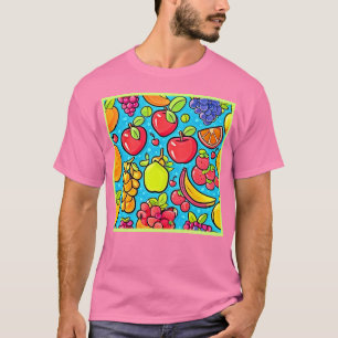 Camiseta Design de padrão frutuoso