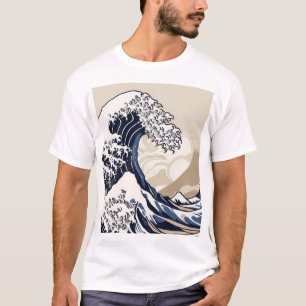 Camiseta Design de Padrão Geométrico Japonês Tradicional 00