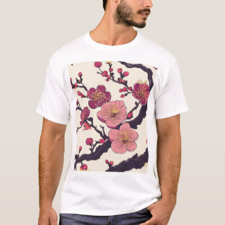 Camiseta Design de Padrão Japonês Tradicional 0032