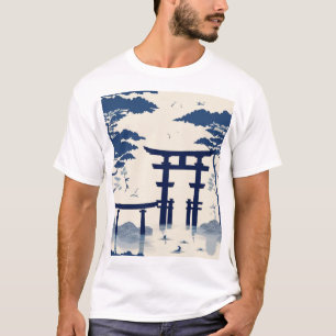 Camiseta Design de Padrão Japonês Tradicional 0036 - Elegan