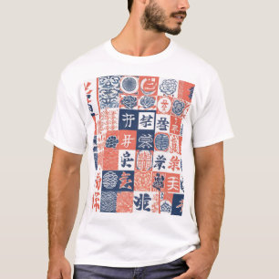 Camiseta Design de Padrão Japonês Tradicional 0039 - Elegan