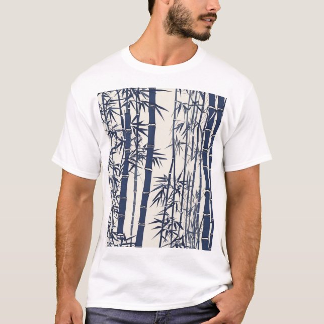 Camiseta Design de Padrão Japonês Tradicional 0051 (Frente)