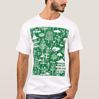 Camiseta Design de Padrão Japonês Tradicional 0069