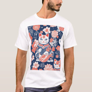 Camiseta Design de Padrão Japonês Tradicional - Geom Elegan