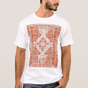Camiseta Design de padrão japonês tradicional sem costura