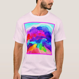 Camiseta Design de Padrões de de Arte Colorida. Comprar Ago