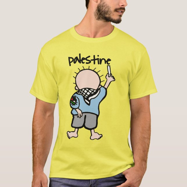 Camiseta Design de palestina elegante (Frente)