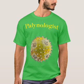 Camiseta Design de palinólogo para pólen e amor de palinolo