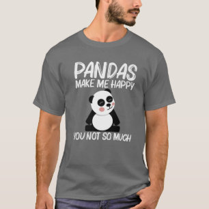 Camiseta Design De Panda Engraçado Para Homens Mulheres Bra
